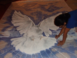 Creation in action - dove